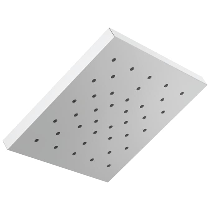 Delta Lumicoat Chrome 12-in Square Fixed Rain Shower Head 2.5-GPM (9.5-LPM)