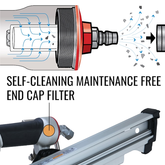 MAX SuperFramer 2-in 21-Degree Corded Pneumatic Framing Nailer - Image 3