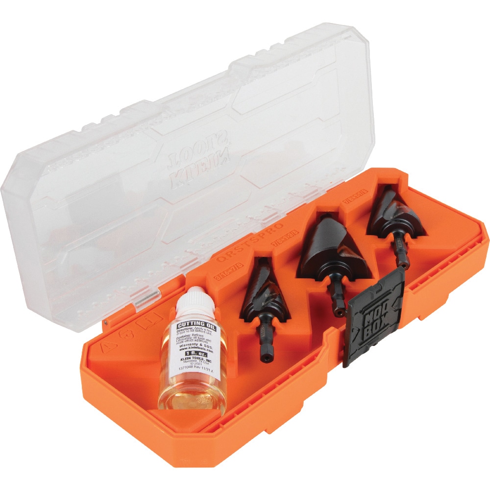 Premium Electrician's Quick Release Step Bit Set, 3 Piece - Image 10