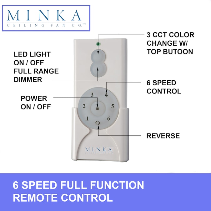 Minka Ceiling Fan Co. Wethersfield 65-in Oil Rubbed Bronze Color-changing Integrated LED Indoor/Outdoor Ceiling Fan with Light Remote (8-Blade) - Image 10