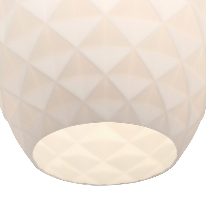 Designers Fountain Dita 1-Light 9-in Polished Nickel Led Semi mount light - Image 3