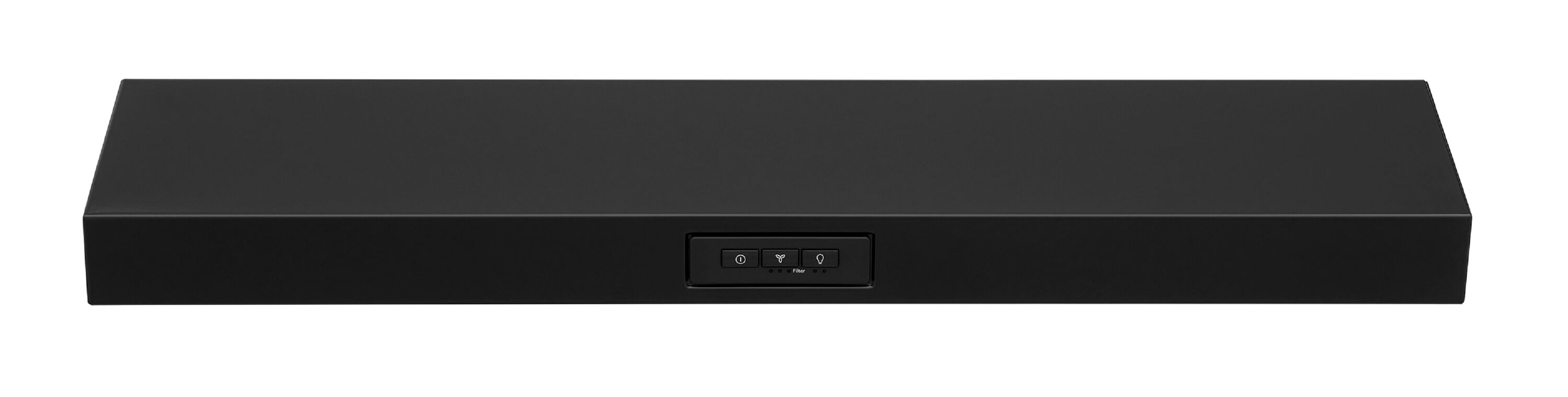 30 inch Convertible 220-CFM Black Under Cabinet Range Hood with Charcoal Filter