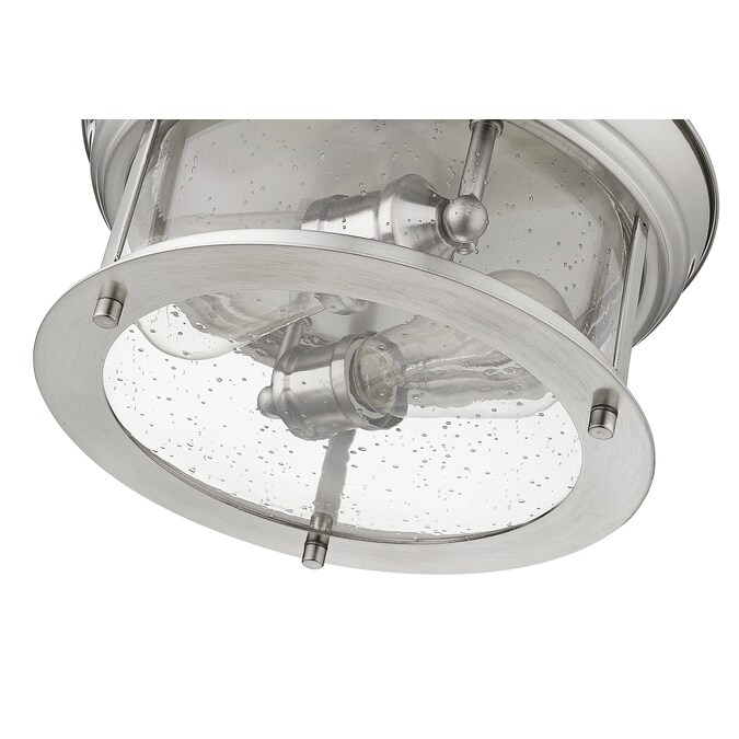 Z-Lite Sonna 1-Light Brushed Nickel Flush Mount Light - Image 6