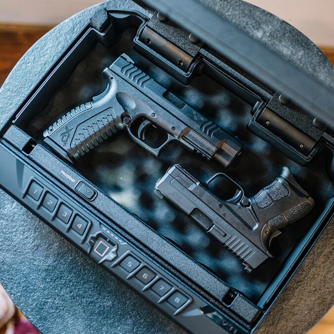 Vaultek VTi Full-Size Bluetooth Enabled 2-Gun Biometric Gun Safe with Interior Lighting - Image 10