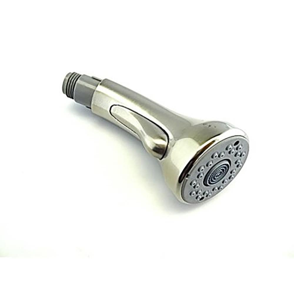 Allegro E 1.0 -Spray Steel Optik 6-in Round Handheld Shower Head 2 GPM