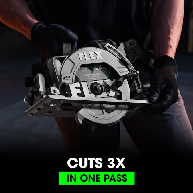 FLEX 24-volt 7-1/4-in Cordless Circular Saw Kit (1-Battery & Charger Included) - Image 9