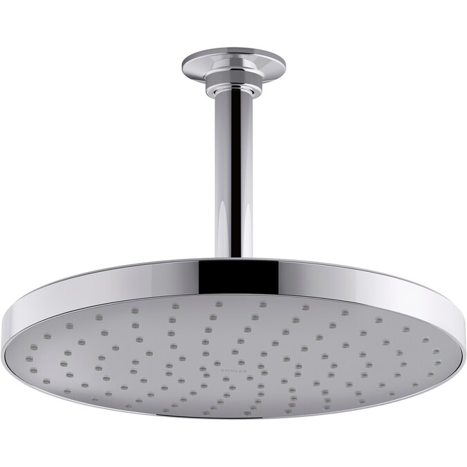 ER Awaken Polished Chrome 9.88-in Round Fixed Rain Shower Head 1.75-GPM (6.6-LPM)