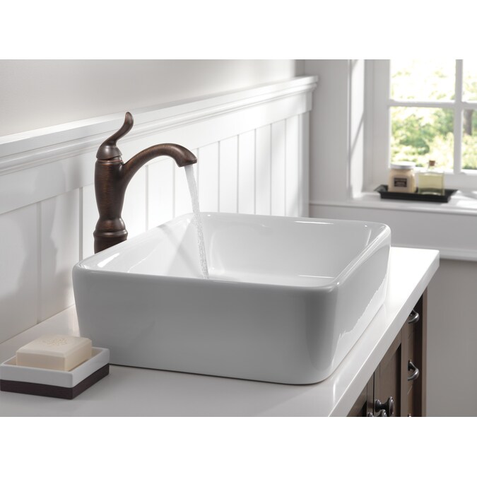 Delta Linden Venetian Bronze Vessel 1-Handle WaterSense Bathroom Sink Faucet - Image 2