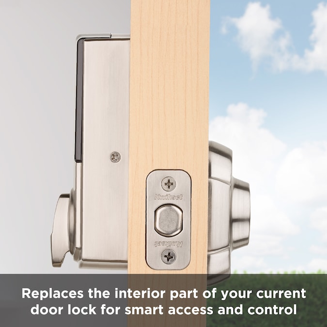 Kwikset Convert Polished Brass Smart Lock Electronic Deadbolt with No Keypad - Image 2