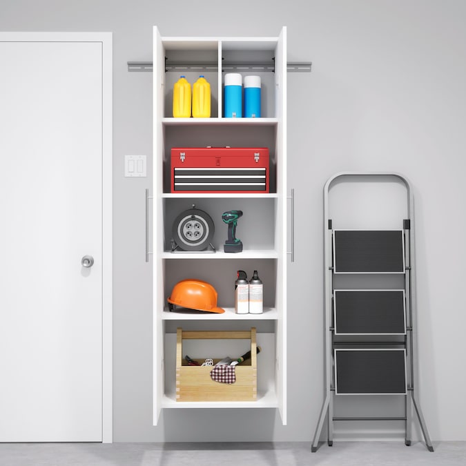 Prepac HangUps 24-in W x 72-in H Wood Composite White Wall-mount Utility Storage Cabinet - Image 11