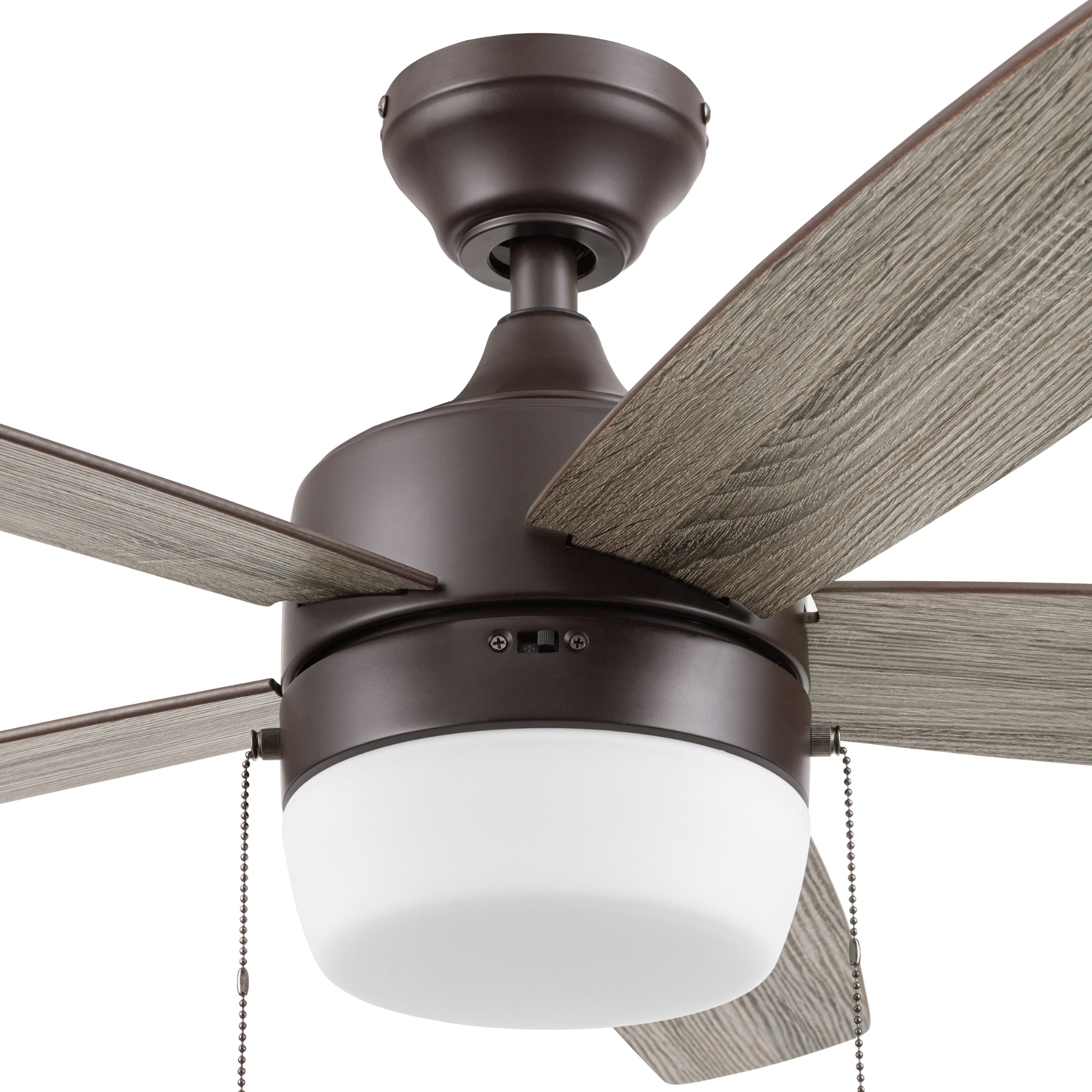 Becca 44-in Color-Changing Bronze with Mocha/Cocoa Blades Ceiling Fan With Light ( 5 -Blade ) - Image 14