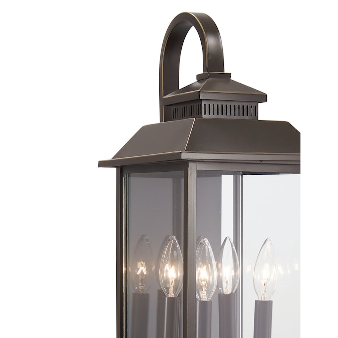 Minka Lavery Miner's Loft 4-Light 20.75-in H Oil-Rubbed Bronze Outdoor Wall Light - Image 3