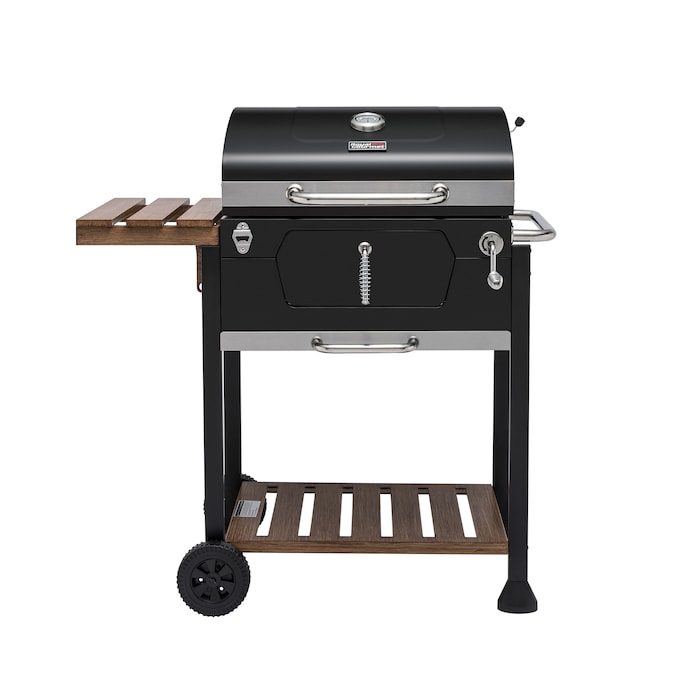 Royal Gourmet 24-in W Black Charcoal Grill