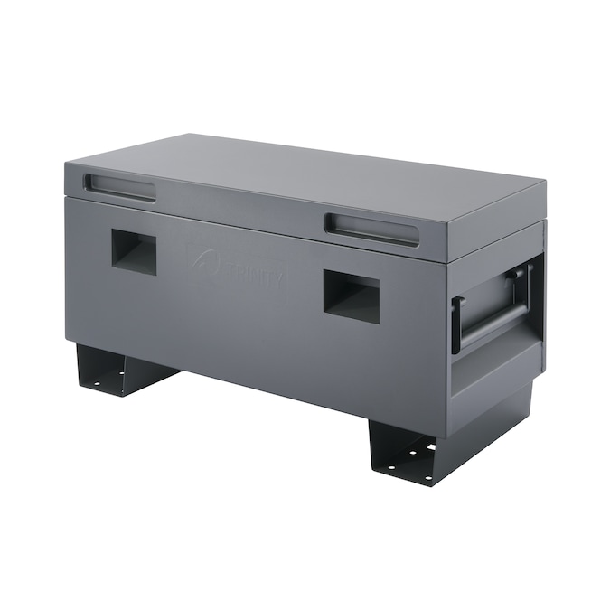 TRINITY 16-in W x 36-in L x 18.5-in H Gray Steel Jobsite Box