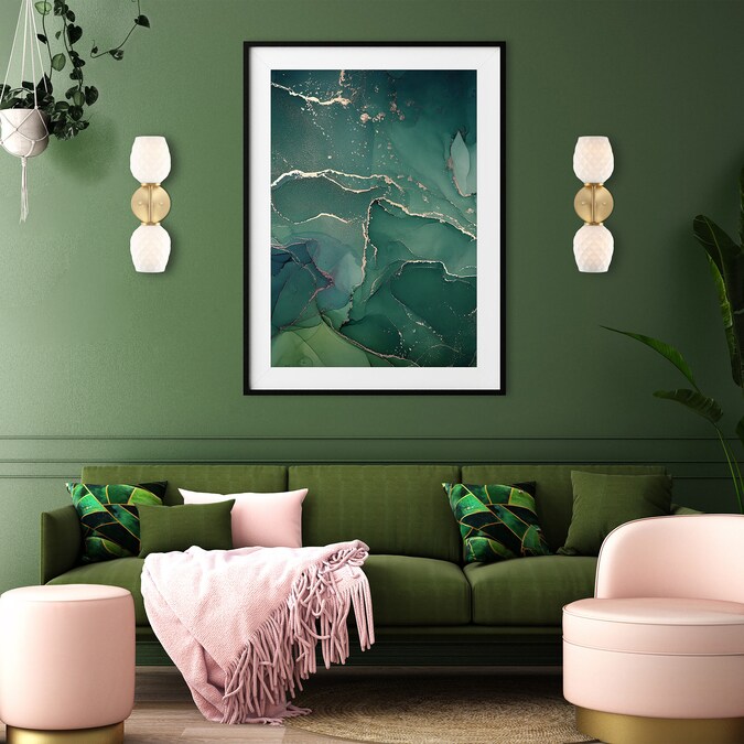 Designers Fountain Dita 5.25-in W 2-Light Brushed Gold Transitional Incandescent Wall Sconce