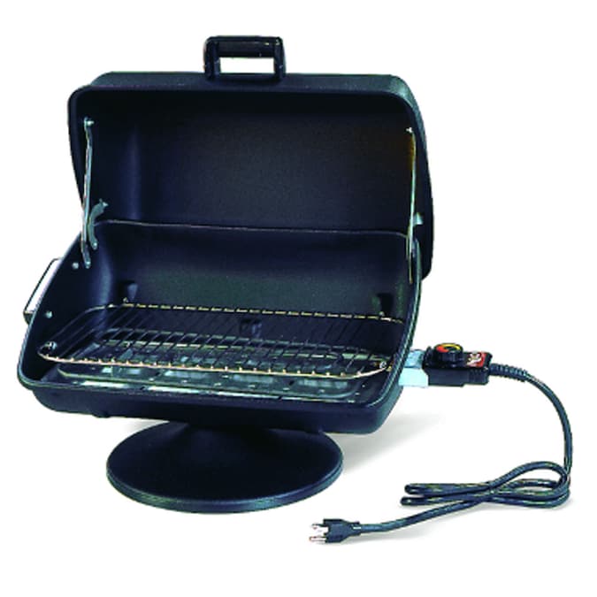 Americana Tabletop 1500-Watt Satin Black Electric Grill