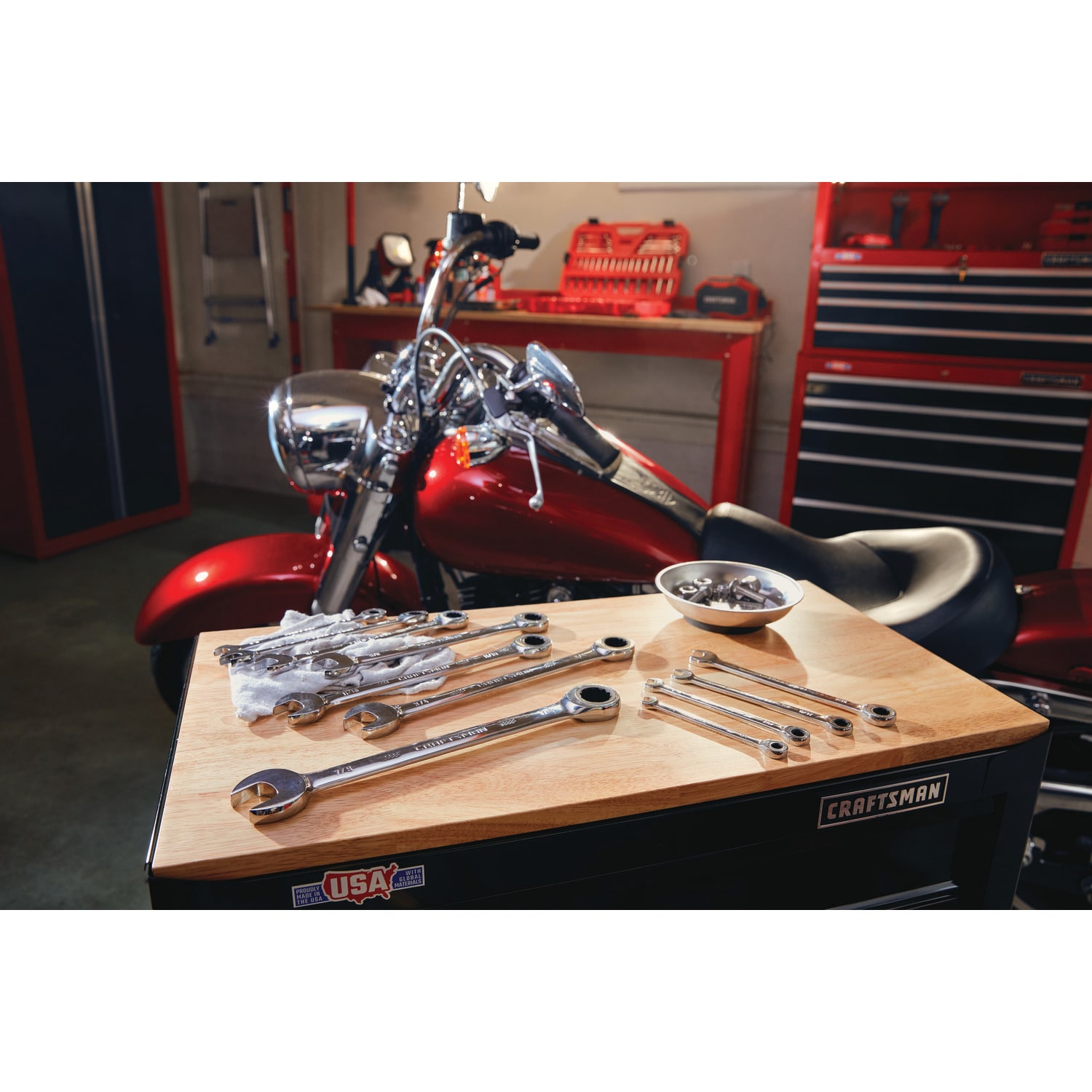 11 -Piece Set Standard (SAE) Ratchet Wrench - Image 11