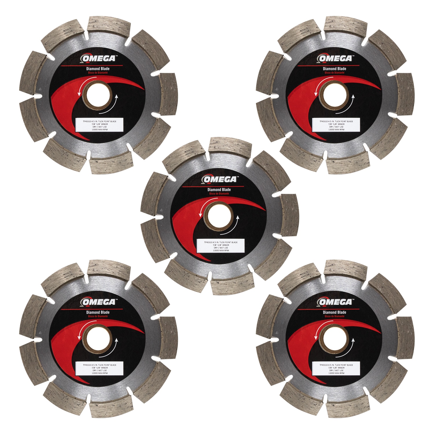 4.5 " Tuck Point Blade 4-1/2-in Wet/Dry Segmented Rim Diamond Saw Blade