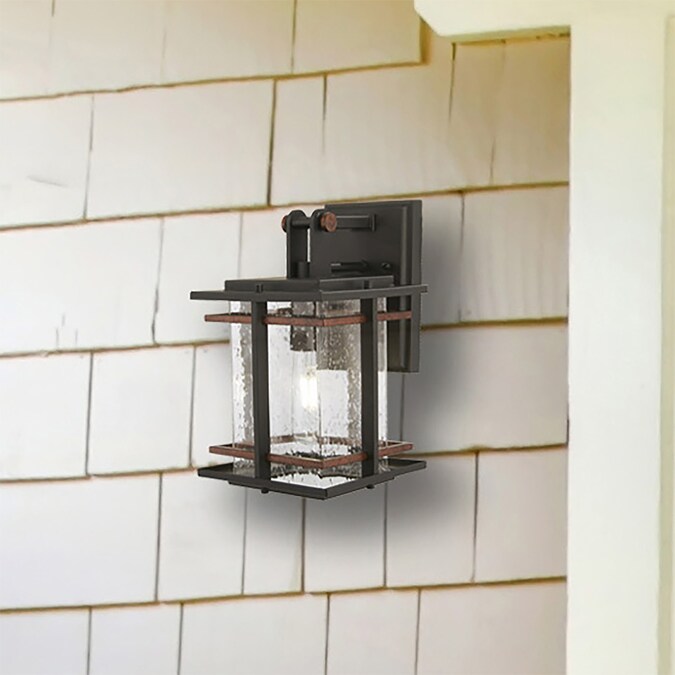 Minka Lavery San Marcos 1-Light 11.25-in H Multiple Finishes Black Outdoor Wall Light