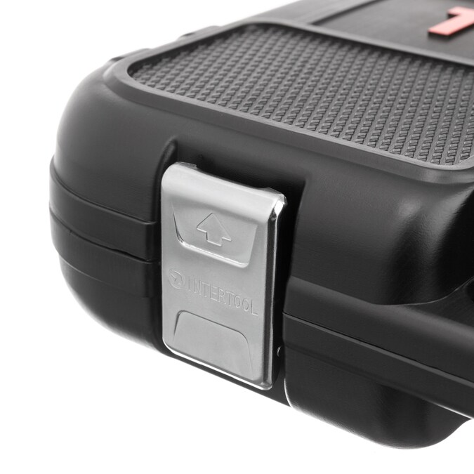 INTERTOOL 233-Piece Standard (SAE) and Metric Chrome Mechanics Tool Set with Hard Case - Image 8