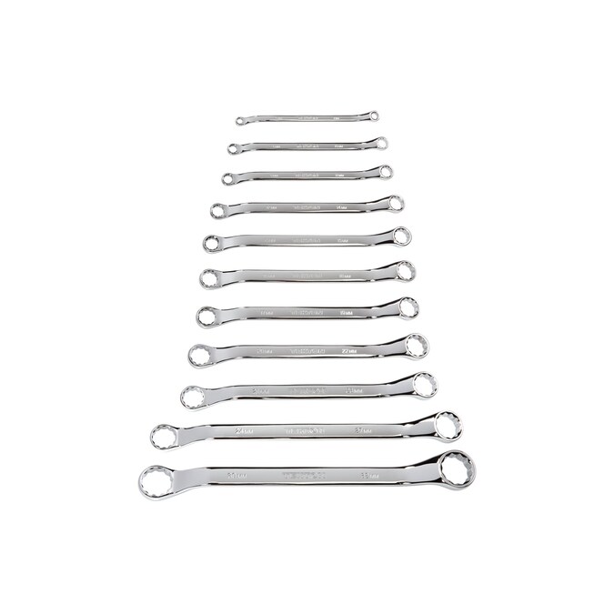 TEKTON 11-Piece Set 12-point Metric Offset Box End Wrench