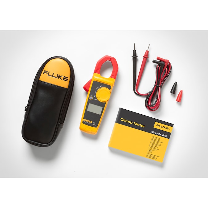 Fluke 323 True-rms Digital Display Clamp Meter Multimeter 400 Amp 600-Volt - Image 2