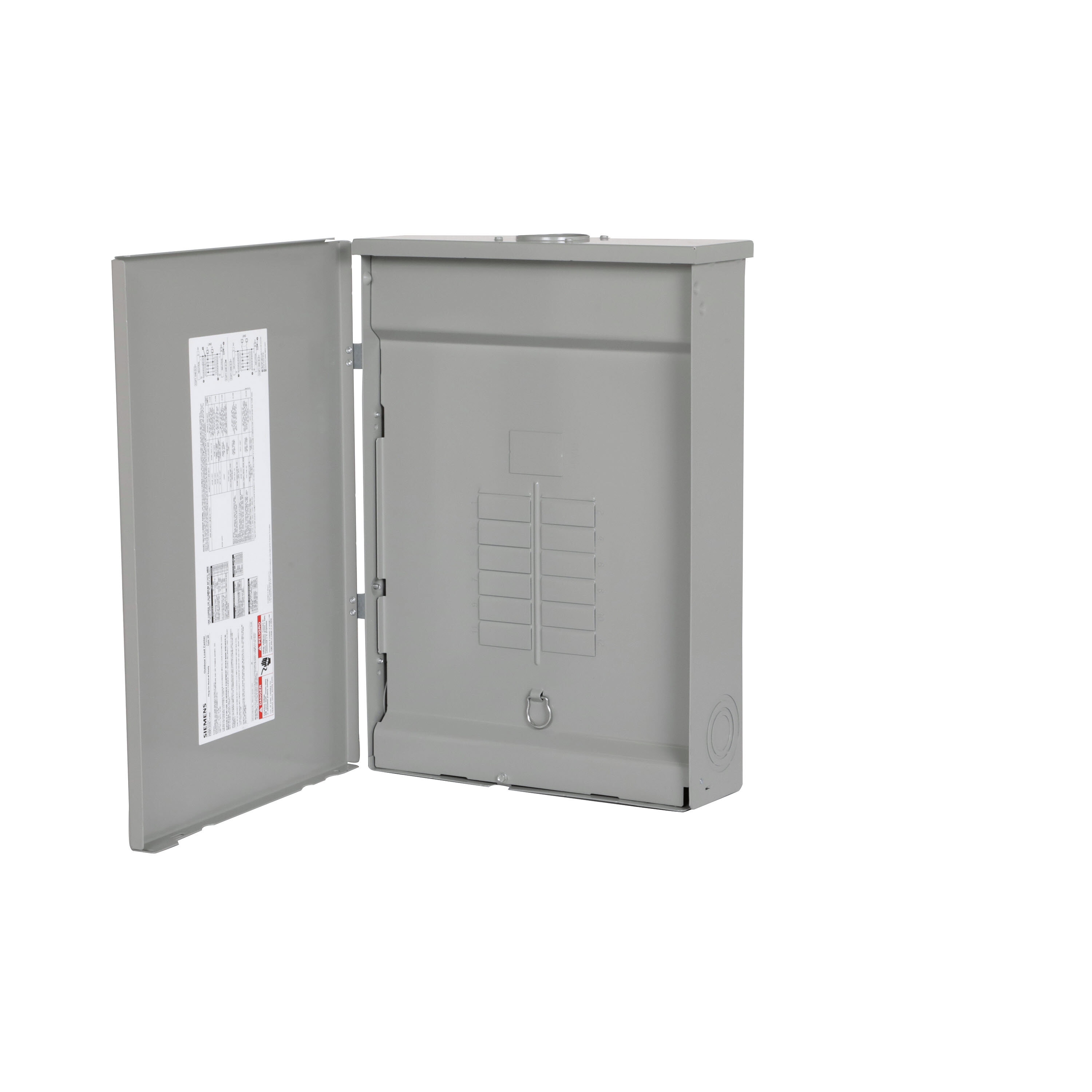 SN 125 -Amp 12 -Spaces 12 -Circuit Outdoor Main lug Plug-On Neutral Load Center