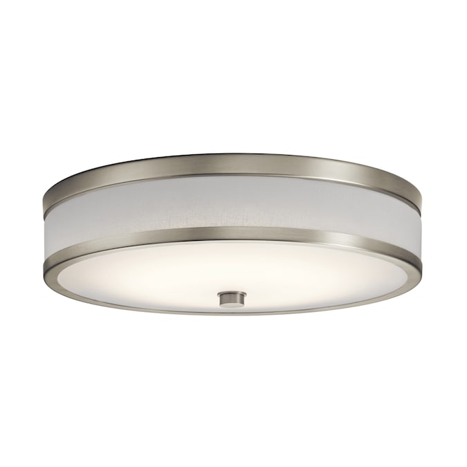 Kichler Pira 1-Light Brushed Nickel LED Flush Mount Light