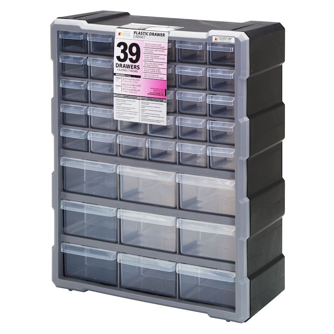 Quantum Storage Systems 39-Compartment Large Plastic Small Parts Organizer