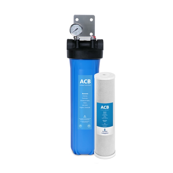 Express Water WH100SC Single-stage 15-GPM Carbon Block Soft Water Whole House Water Filtration System