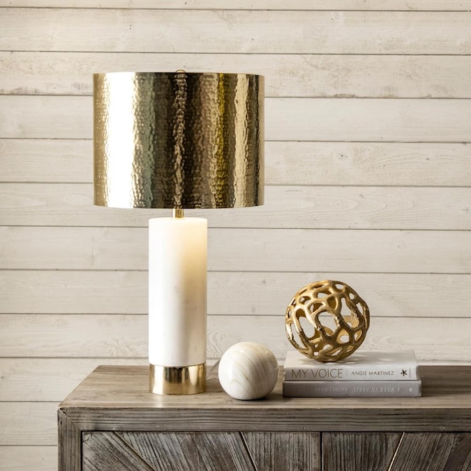 nuLOOM 23-in Brass Table Lamp with Metal Shade - Image 2
