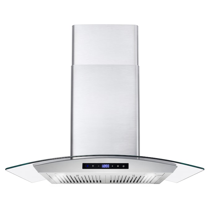 Cosmo 30-in 380-CFM Ducted Stainless Steel Wall-Mounted Range Hood