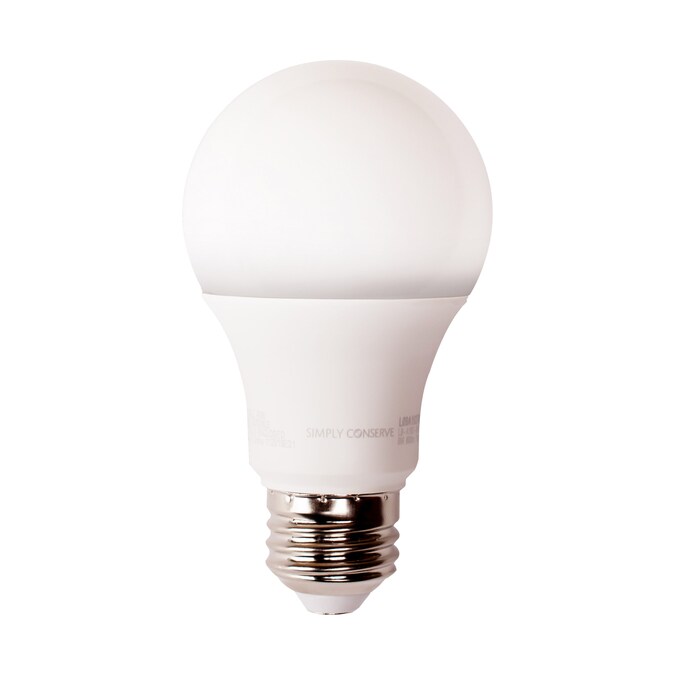 Simply Conserve ENERGY STAR 40-Watt EQ A19 Soft White Medium Base (e-26) Dimmable LED General Purpose Light Bulb (50-Pack)