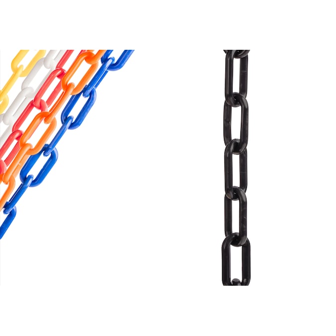 US Weight Us Weight 500 Ft, 2" Plastic Chain, Black with Sun Shield Uv Resistant Technology