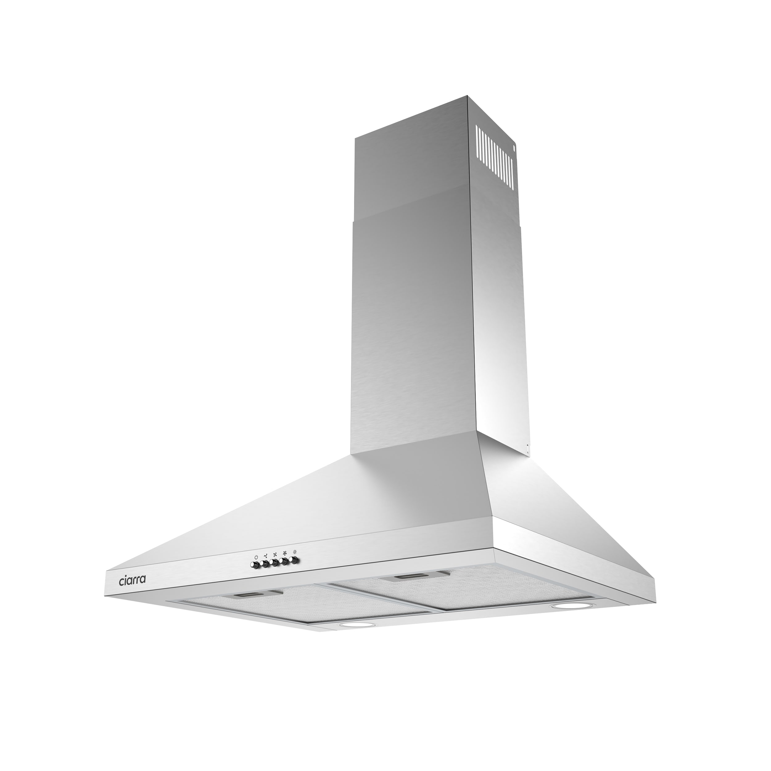 24 inch Convertible 450-CFM Stainless steel Wall-Mounted Range Hood