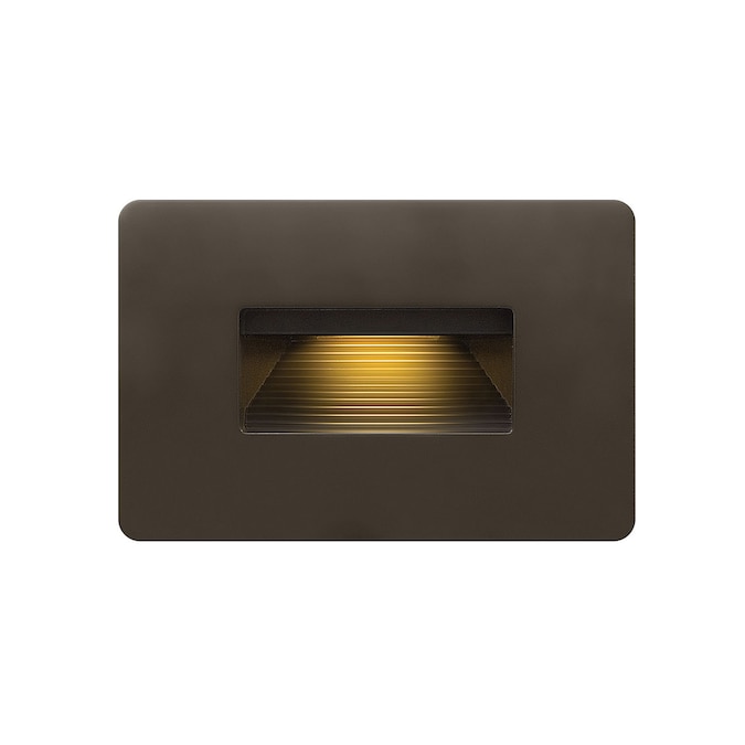 Hinkley 200-Lumen 3.8-Watt Bronze Low Voltage Hardwired LED Outdoor Step and Stair light (2700 K)