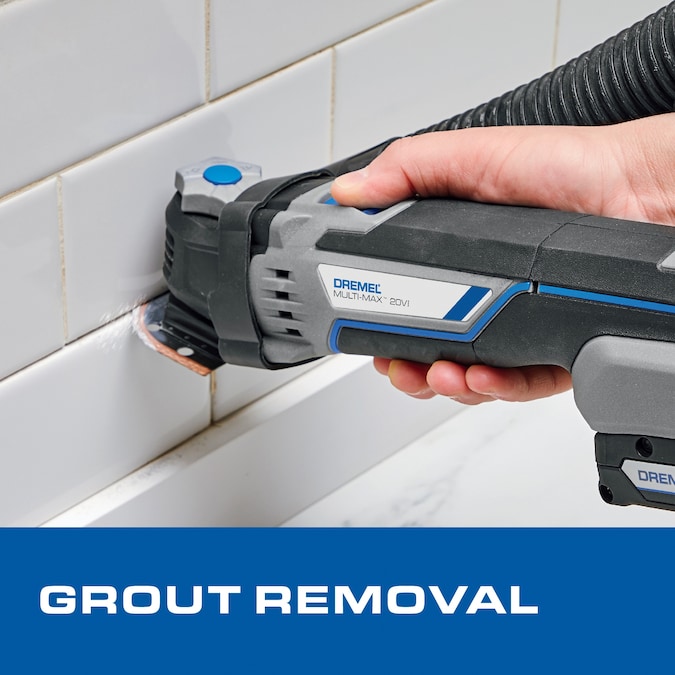 Dremel Multi-Max 20-volt Cordless 2-Amp Variable 8-Piece Oscillating Multi-Tool Kit with Soft Case (2-Batteries Included) - Image 6