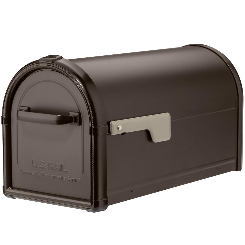 Hillsborough Metal Large Mailbox Bronze