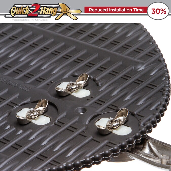 Honeywell Inland Breeze 52-in Bronze with Bronze Palm Leaf/Bronze Wicker Blades LED Indoor/Outdoor Downrod or Flush Mount Ceiling Fan with Light (5-Blade) - Image 12