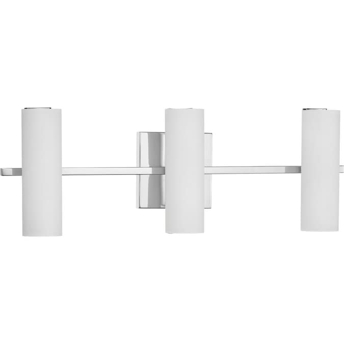 Progress Lighting Colonnade LED 22-in 3-Light Polished Chrome LED Modern/Contemporary Vanity Light