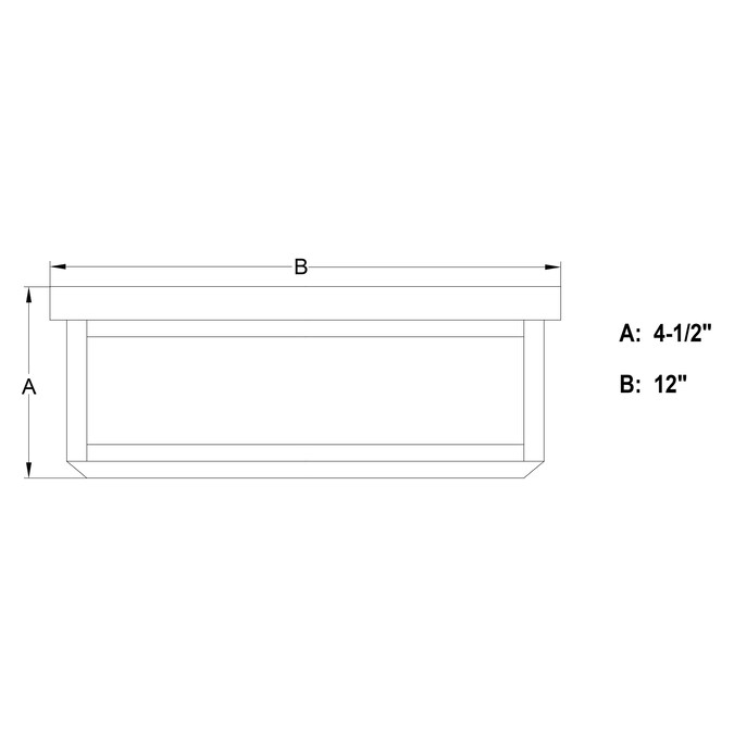 Cascadia Kinzie 2-Light 12-in Matte Black Led Flush Mount Light - Image 5