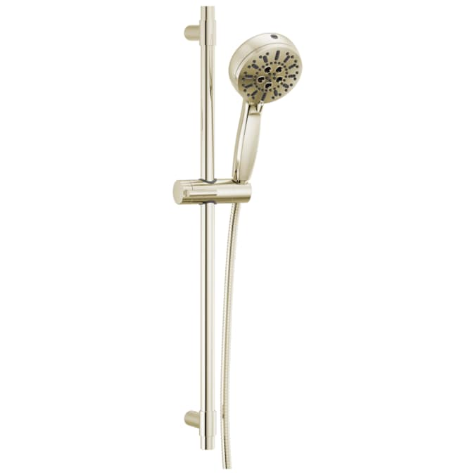 Delta ProClean Lumicoat Polished Nickel 4.5-in Round Handheld Shower Head 1.75-GPM (6.6-LPM)