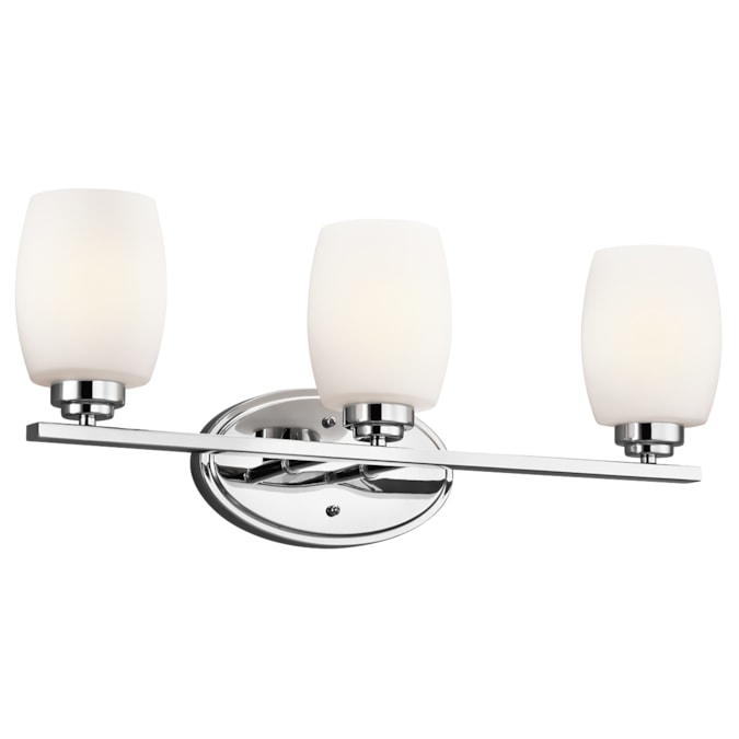 Kichler Eileen 24-in 3-Light Chrome Modern/Contemporary Vanity Light