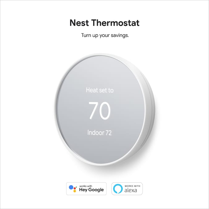 Google NEST SMART THERMOSTAT 2-Pack (SNOW) - Image 3