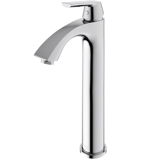 VIGO Linus Chrome Vessel 1-Handle WaterSense Bathroom Sink Faucet