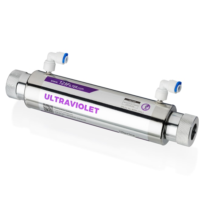iSpring UVF11A Ultra Violet Sterilizer for RO Systems Mechanical Filtration Under Sink Water Filtration System