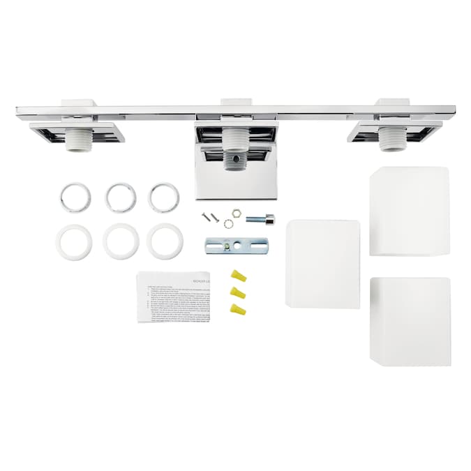 Kichler Tully 24-in 3-Light Chrome Modern/Contemporary Vanity Light - Image 8