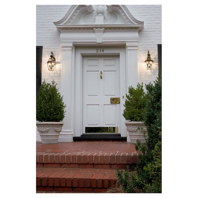 Generation Lighting Lancaster 3-Light 23-in H Antique Bronze Outdoor Wall Light
