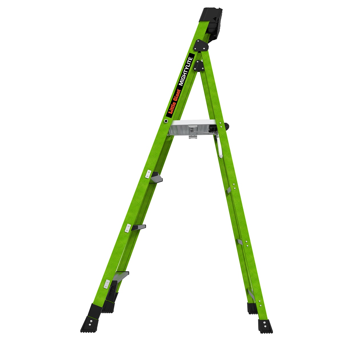 Mightylite 6.02-ft ( 10.1-ft Reach Height ) Fiberglass Type 1A - 300 lbs. Load Capacity Step ladder - Image 3