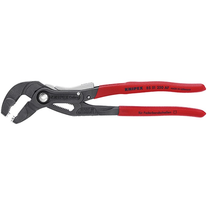 KNIPEX Automotive Tongue and Groove Pliers 9.85-in Chrome Vanadium Steel Pliers for Hose Clamps